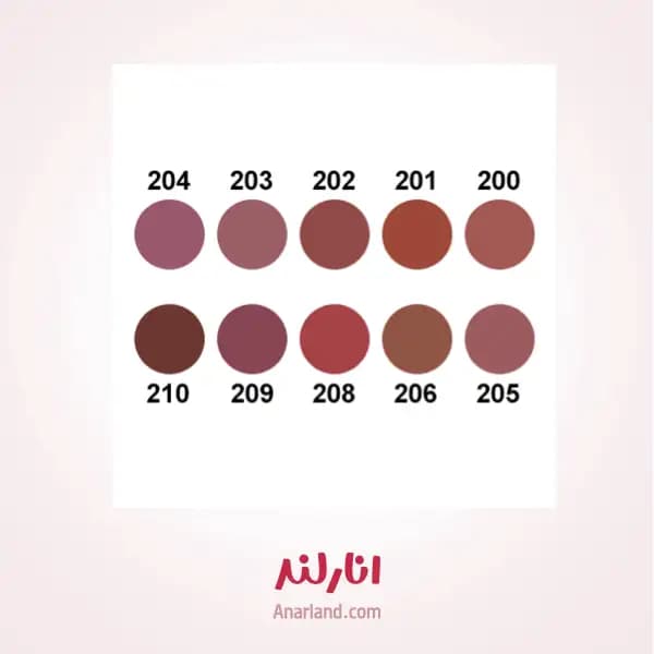 رژ لب مدادی دیپ رومانس شماره210 — تصویر ۳