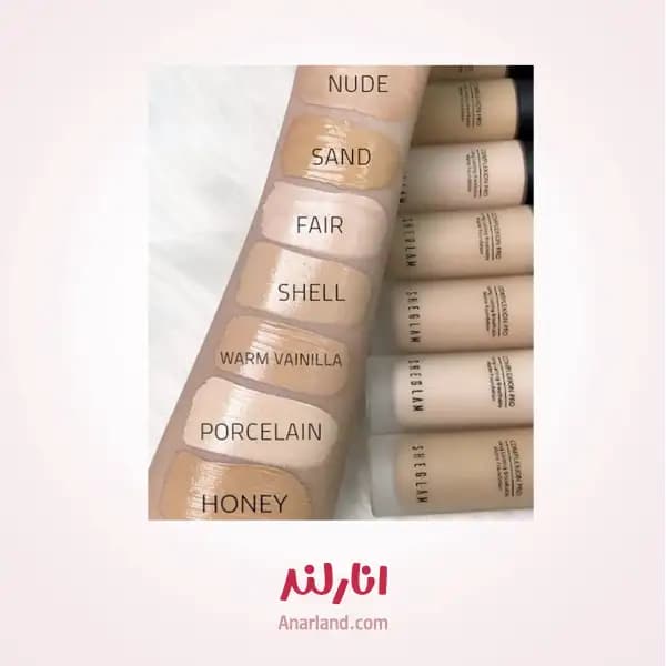 کرم پودر مات شیگلم با ماندگاری بالا مناسب پوست چرب و مختلط مدل Nude حجم ۳۰ میلی لیتر — تصویر ۴