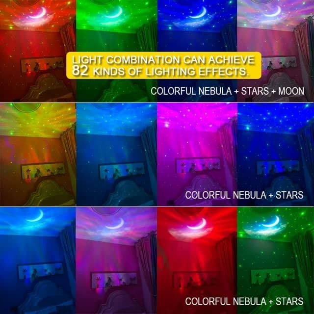 چراغ خواب کهکشانی اسپیکر دار فضانورد | Astronaut Projector Light — تصویر ۵