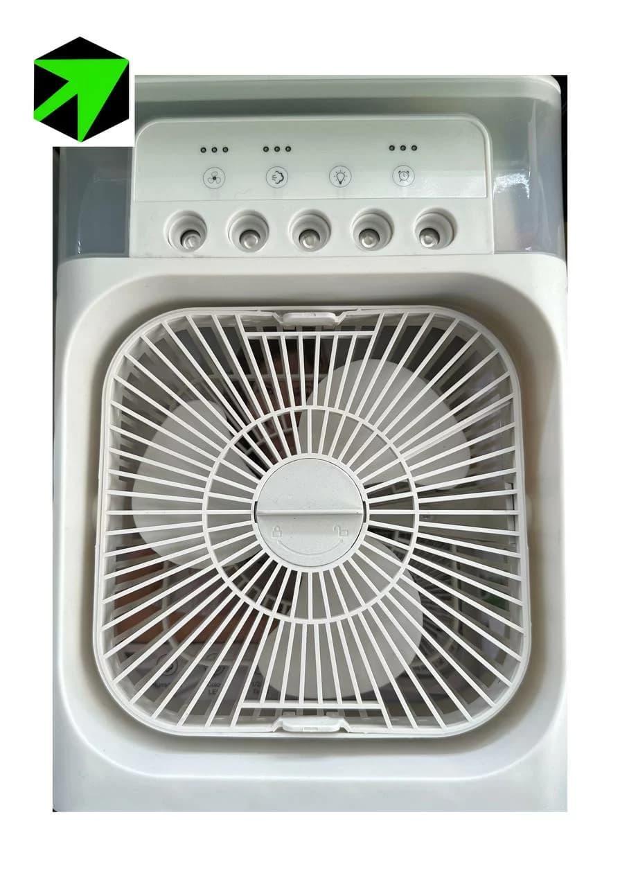 پنکه رومیزی مه پاش 5 کاناله سایز بزرگ اصلی AIR COOLER FAN — تصویر ۶