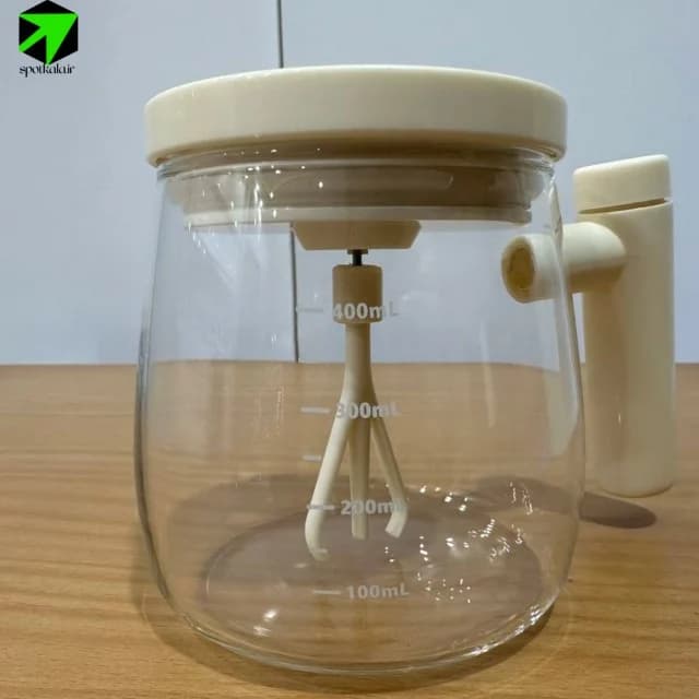 ماگ همزن دار شیشه ای 1 سرعته (پیرکس) — تصویر ۸