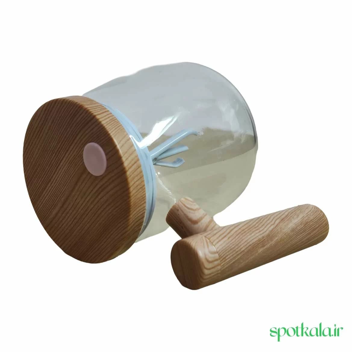 ماگ همزن دار شیشه ای 1 سرعته (پیرکس) — تصویر ۳