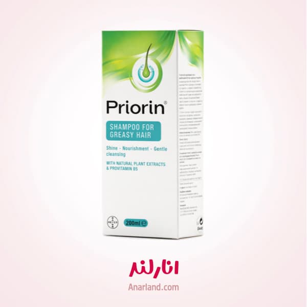 شامپو ضد ریزش پریورین مناسب مو های چرب 200 میل Priorin Shampoo for oily hair — تصویر ۵