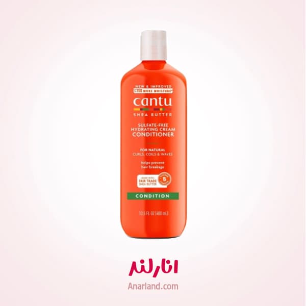 نرم کننده شی باتر کنتو Cantu موهای فر حجم 400 میل