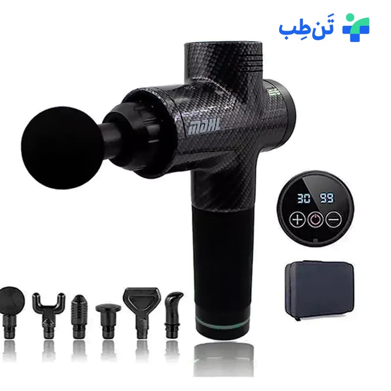 ماساژور تفنگی MDHL مدل 7017 با کیف — تصویر ۹