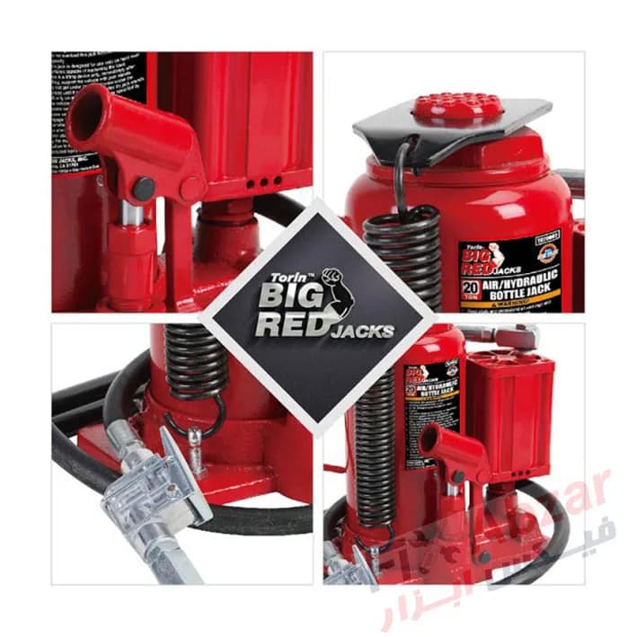 جک روغنی بادی 20 تن بیگ رد BIG RED مدل TRQ20002 — تصویر ۷