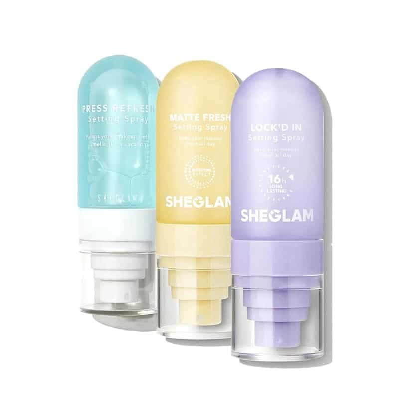 اسپری فیکس شیگلم آبی، بنفش و زرد Sheglam Fix spray — تصویر ۲