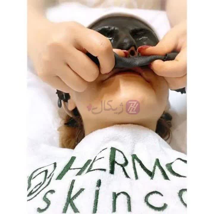 ماسک لاتکسی ذغال اکتیو هرموس حجم 300 گرم — تصویر ۹