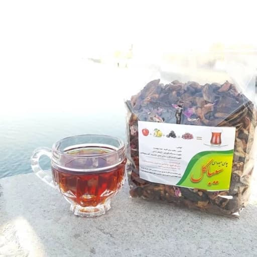دمنوش سیباگل اصل دمنوش میوه گل طبیب خاص 500 گرمی