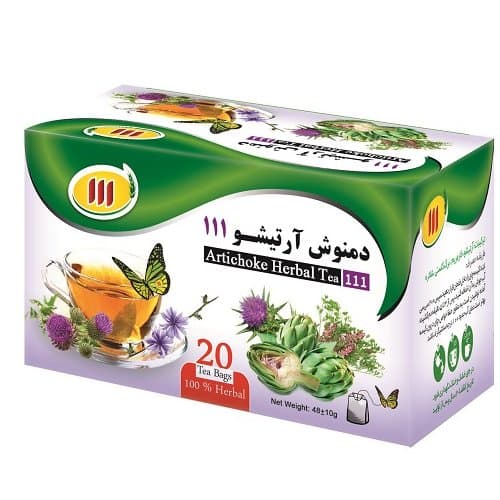 (ارسال رایگان) دمنوش آرتیشو 111 ( تعداد در کارتن 15 بسته 1 بسته رایگان )