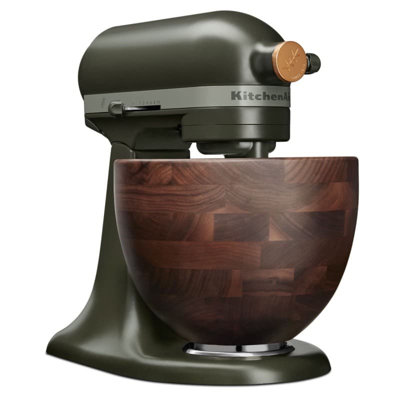 همزن کیچن اید کاسه چوبی گردو (everGreen) مدل Kitchen Aid Artisan 5KSM180WSEEG — تصویر ۸