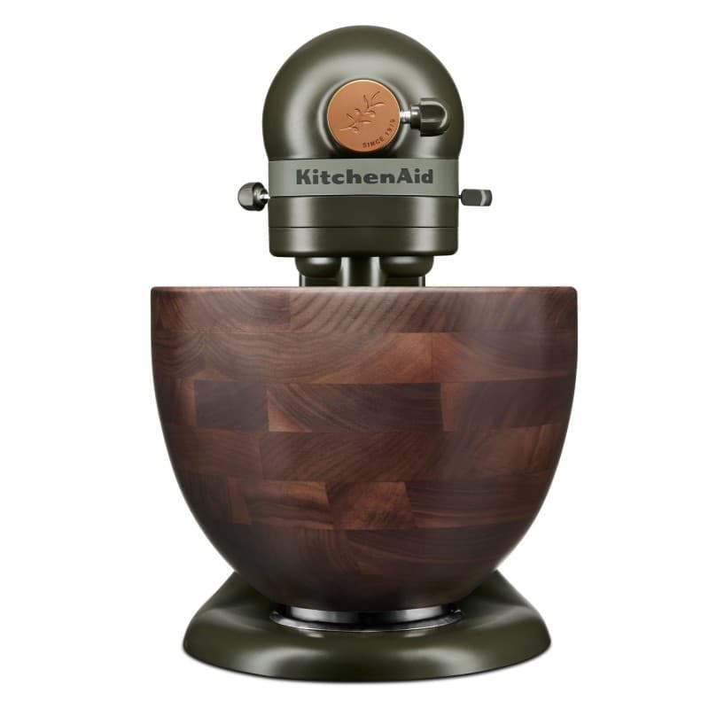 همزن کیچن اید کاسه چوبی گردو (everGreen) مدل Kitchen Aid Artisan 5KSM180WSEEG — تصویر ۳