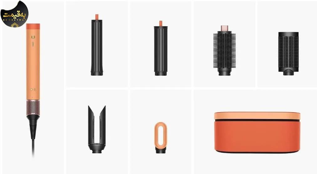 ایررپ دایسون نارنجی dyson hs09 apricot airwrap — تصویر ۹
