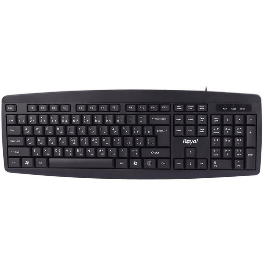 کیبورد سیم دار رویال ROYAL مدل RK-315