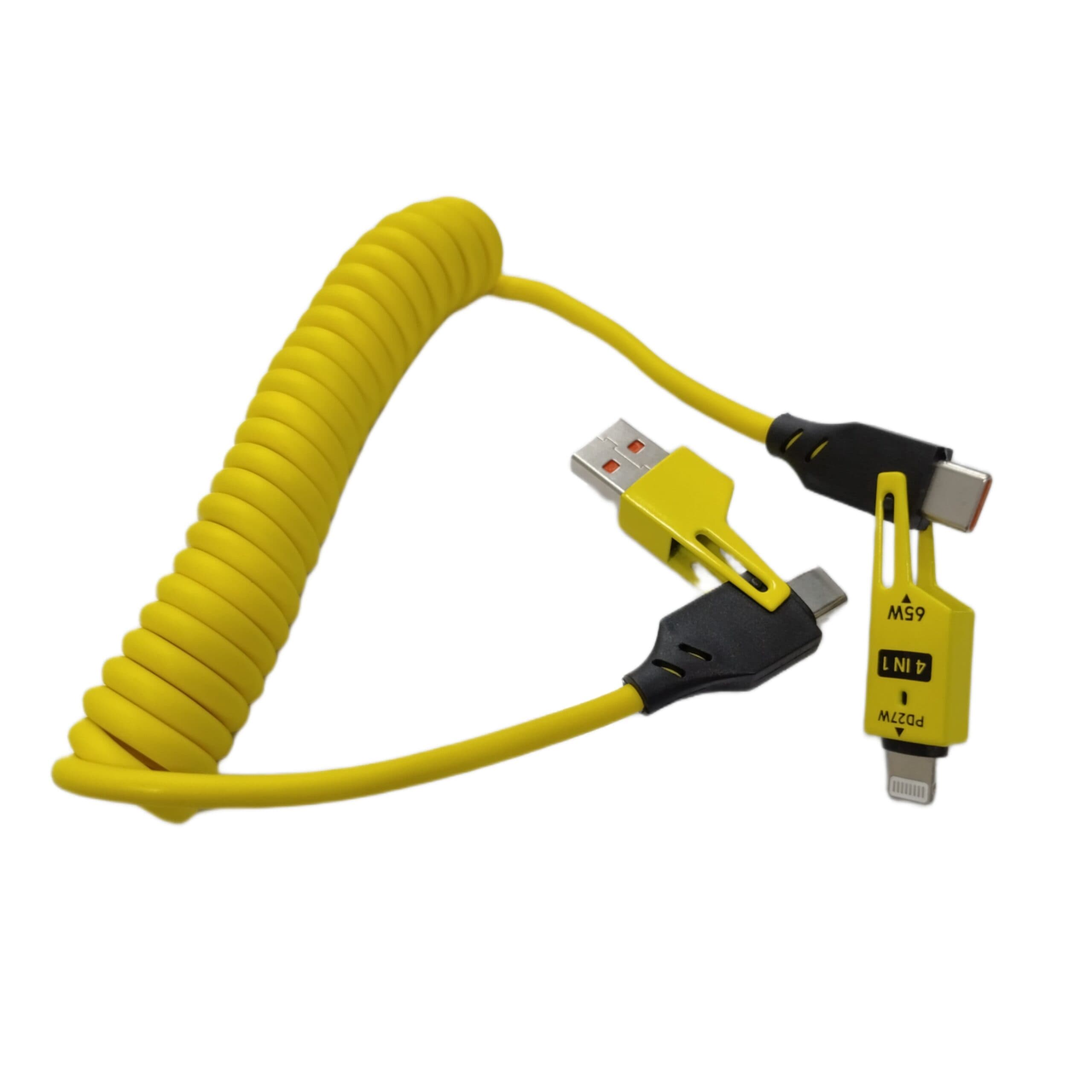 کابل فست شارژ چند کاره مدل SPRING DATA CABLE 4-IN-1 — تصویر ۱۱