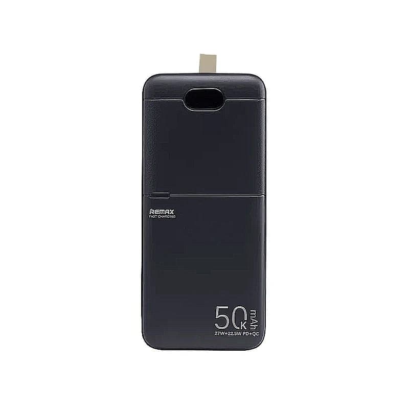 پاوربانک ریمکس RPP-117 ظرفیت ۵۰۰۰۰ میلی‌آمپر ساعت با شارژ سریع PD+QC و نمایشگر LED — تصویر ۱۲