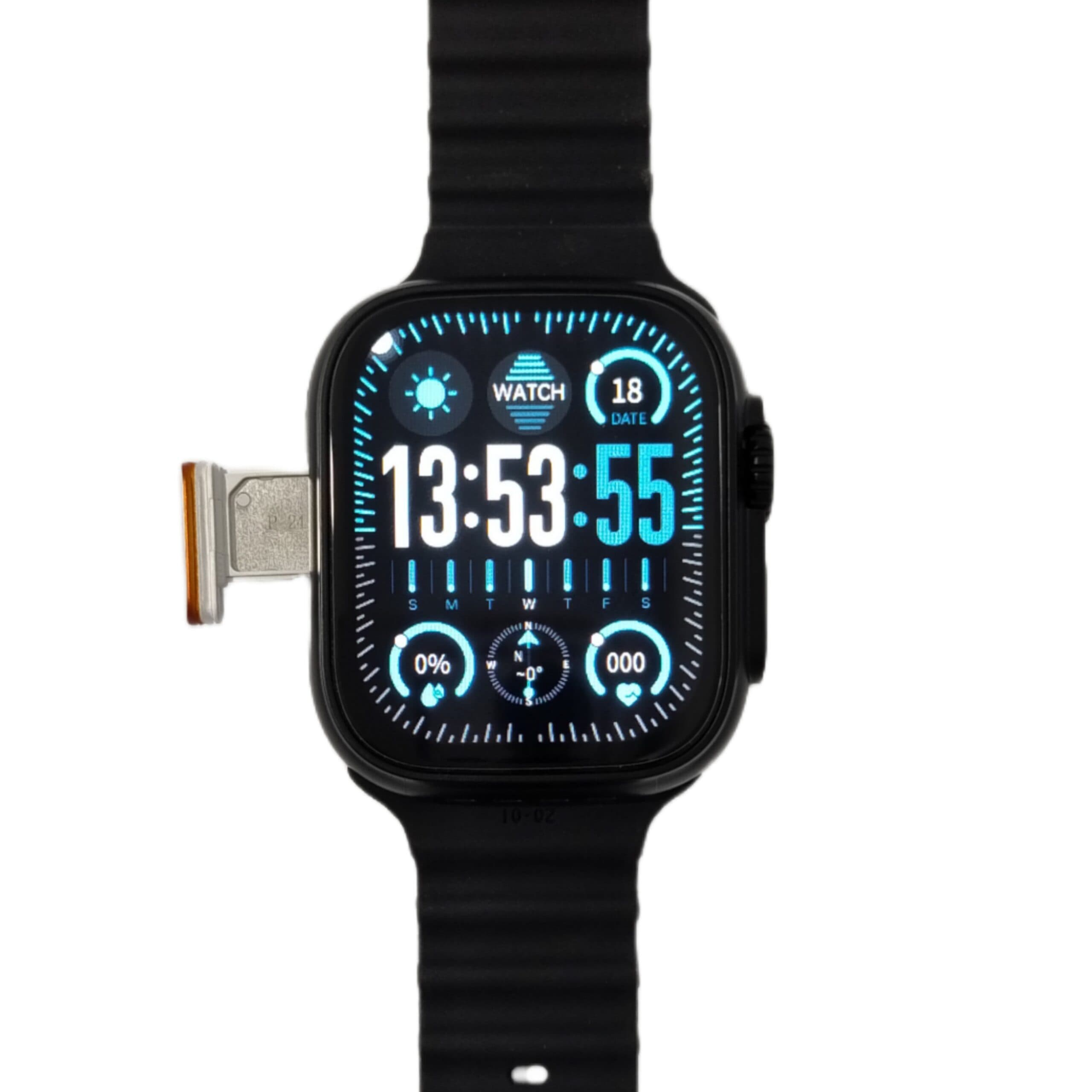 ساعت هوشمند سیم‌کارت‌خور X-inova MX2 ULTRA مدل T50 مشکی | مجهز به GPS، اندروید، مکالمه مستقیم — تصویر ۱۱