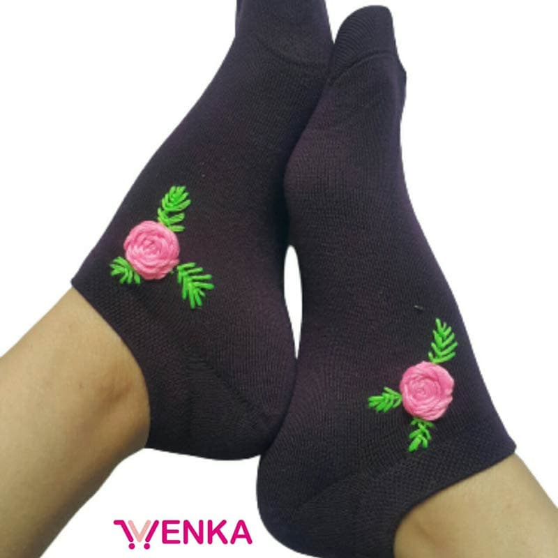 جوراب مچی گلدوزی کد640
