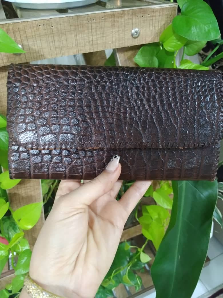 کیف پول زنانه چرم 3لت