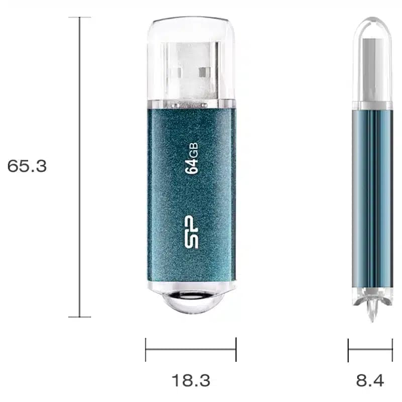 فلش 64 گیگ سیلیکون پاور Silicon Power Marvel M01 USB 3.2 — تصویر ۱۰