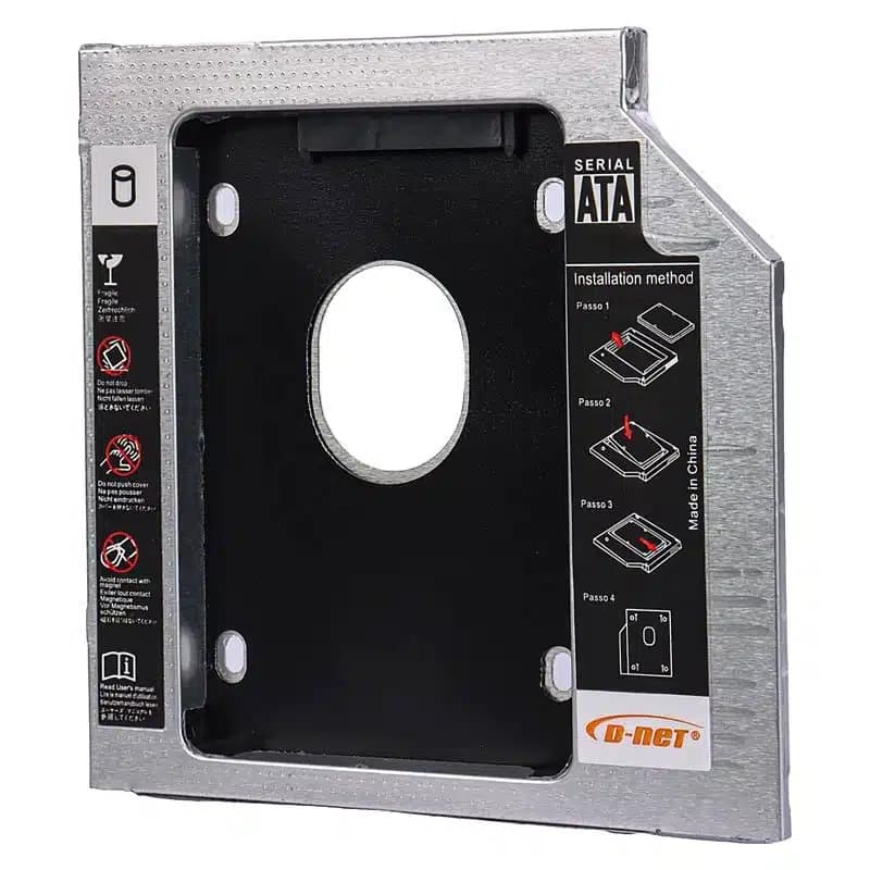 براکت کدی هارد اینترنال 2.5 اینچی دی نت HDD Caddy سایز 9 میلی متر — تصویر ۵