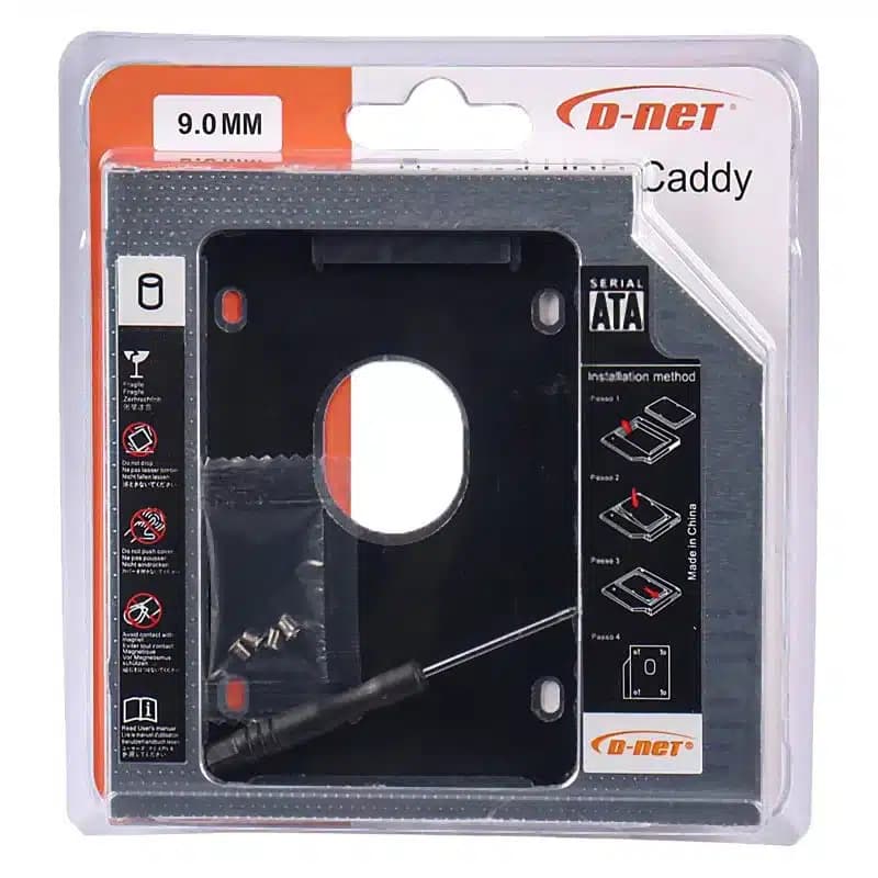 براکت کدی هارد اینترنال 2.5 اینچی دی نت HDD Caddy سایز 9 میلی متر