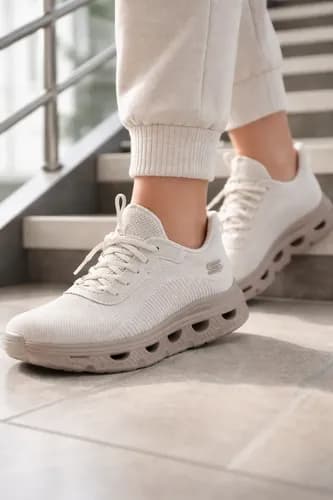 کفش زنانه اسکچرز Skechers Slip-Ins: BOBS Sport Arc Waves 117629/NAT — تصویر ۷