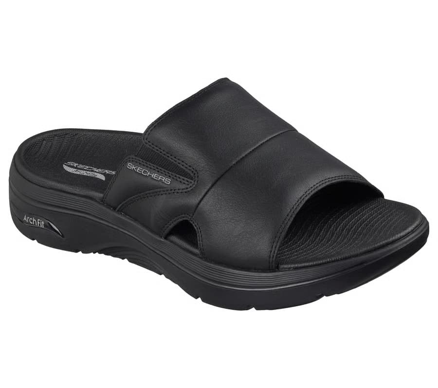 دمپایی مردانه اسکچرز SKECHERS GO WALK Arch Fit 2.0 229392/BBK — تصویر ۵