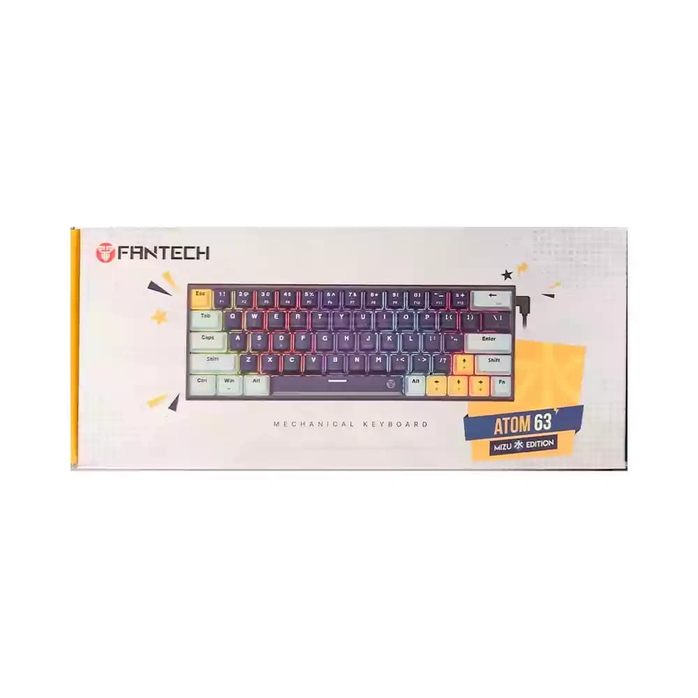 کیبورد مکانیکال باسیم گیمینگ RGB فنتک مدل ATOM63 MK874v2 گارانتی 18 ماهه — تصویر ۵