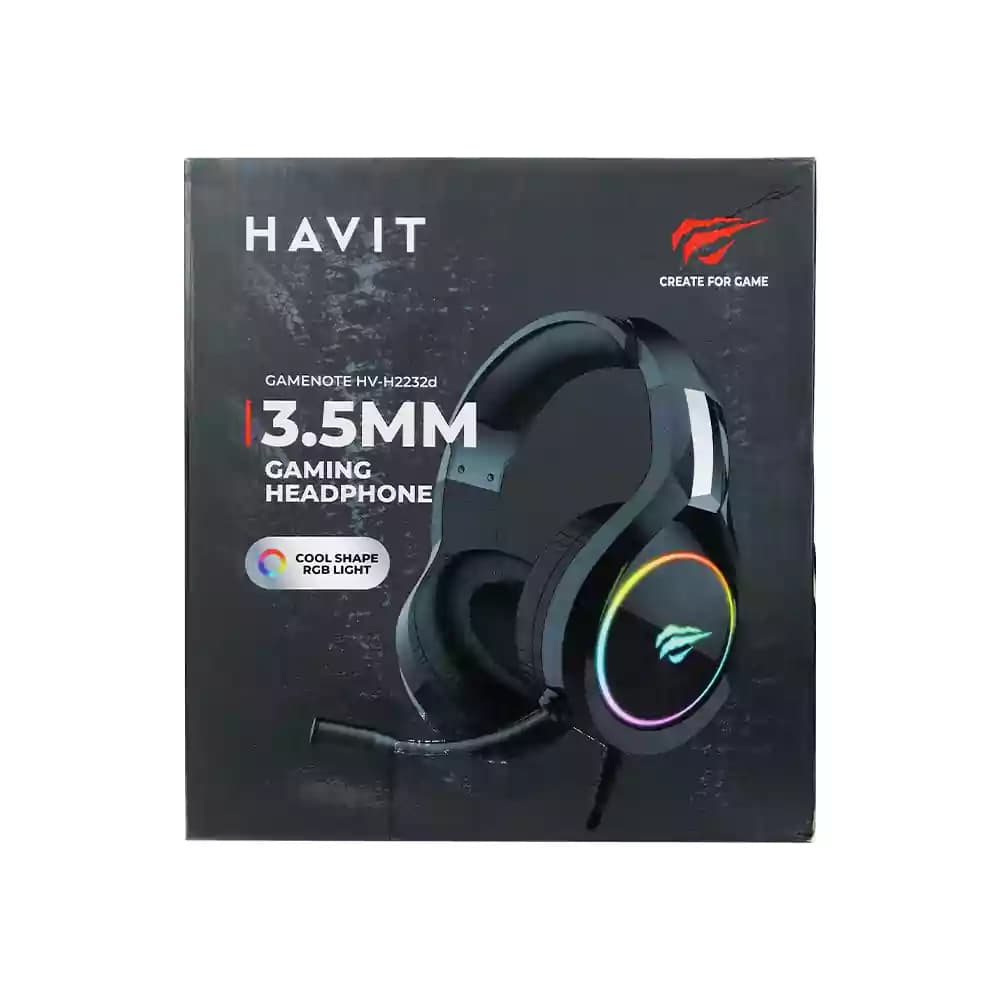 هدست گیمینگ هویت مدل H-2232D RGB با گارانتی یکساله — تصویر ۱۲