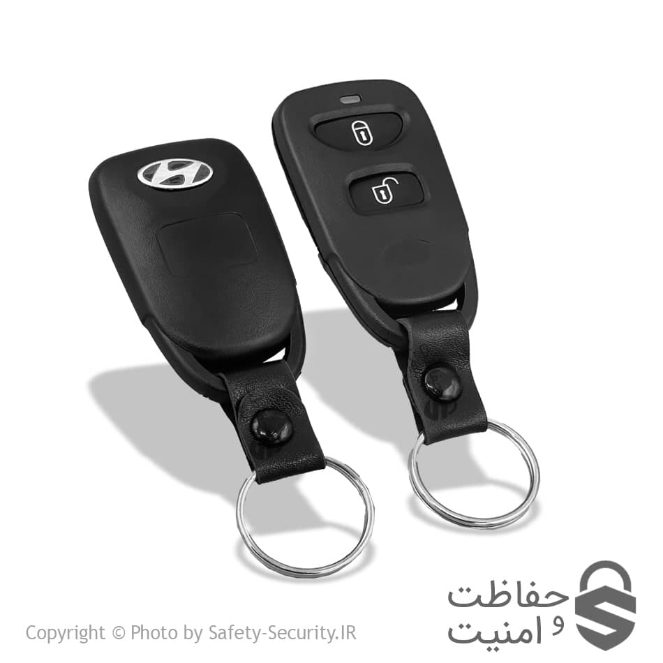 قاب ریموت فابریک هیوندا دو دکمه قدیم (جا باطری روی برد)