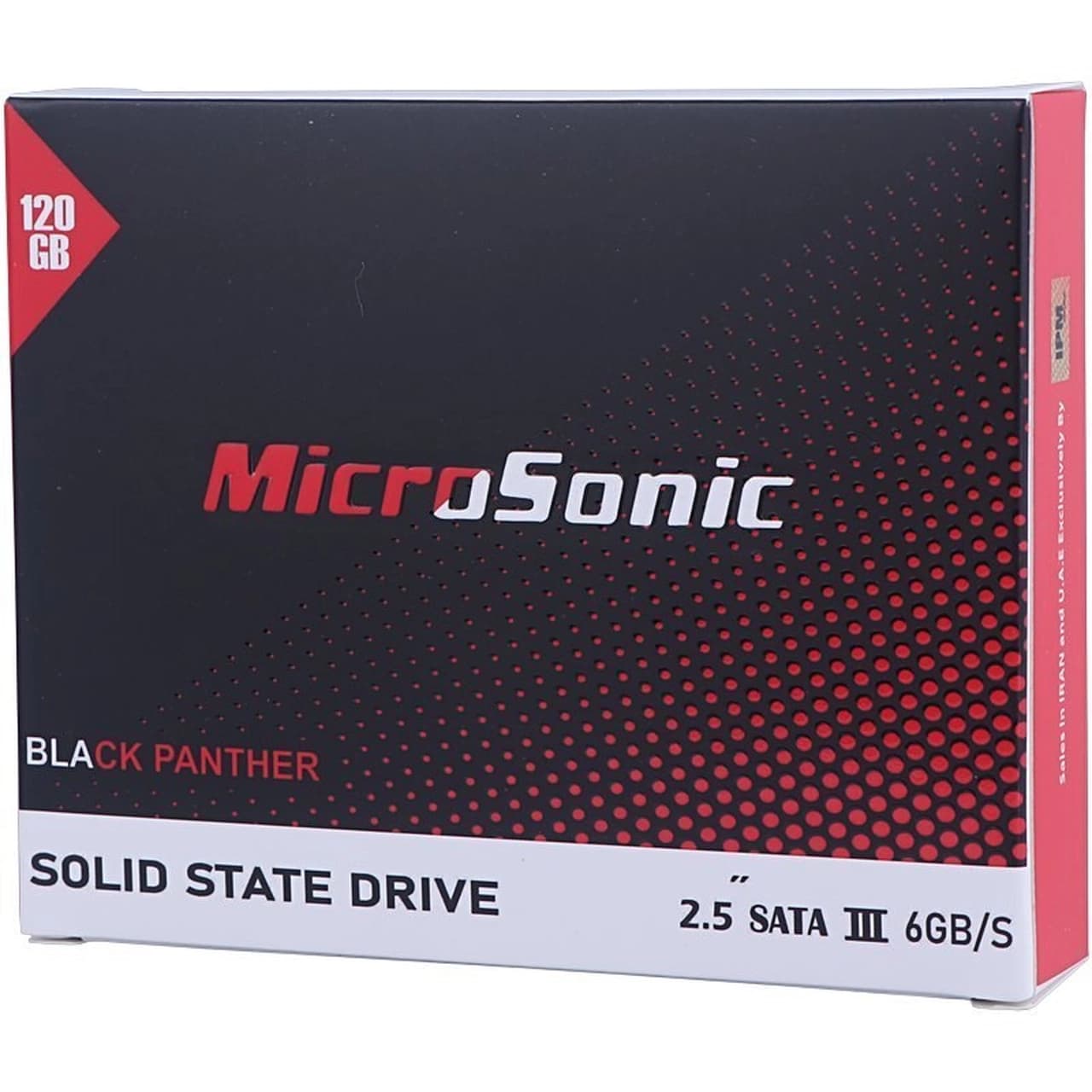 حافظه 120 گیگ MicroSonic SSD مدل Black Panther (گارانتی IPM) — تصویر ۵