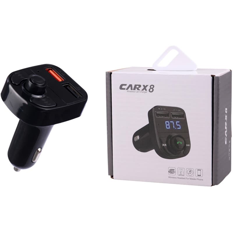 شارژر فندکی + FM Player بلوتوثی CAR X8 — تصویر ۵