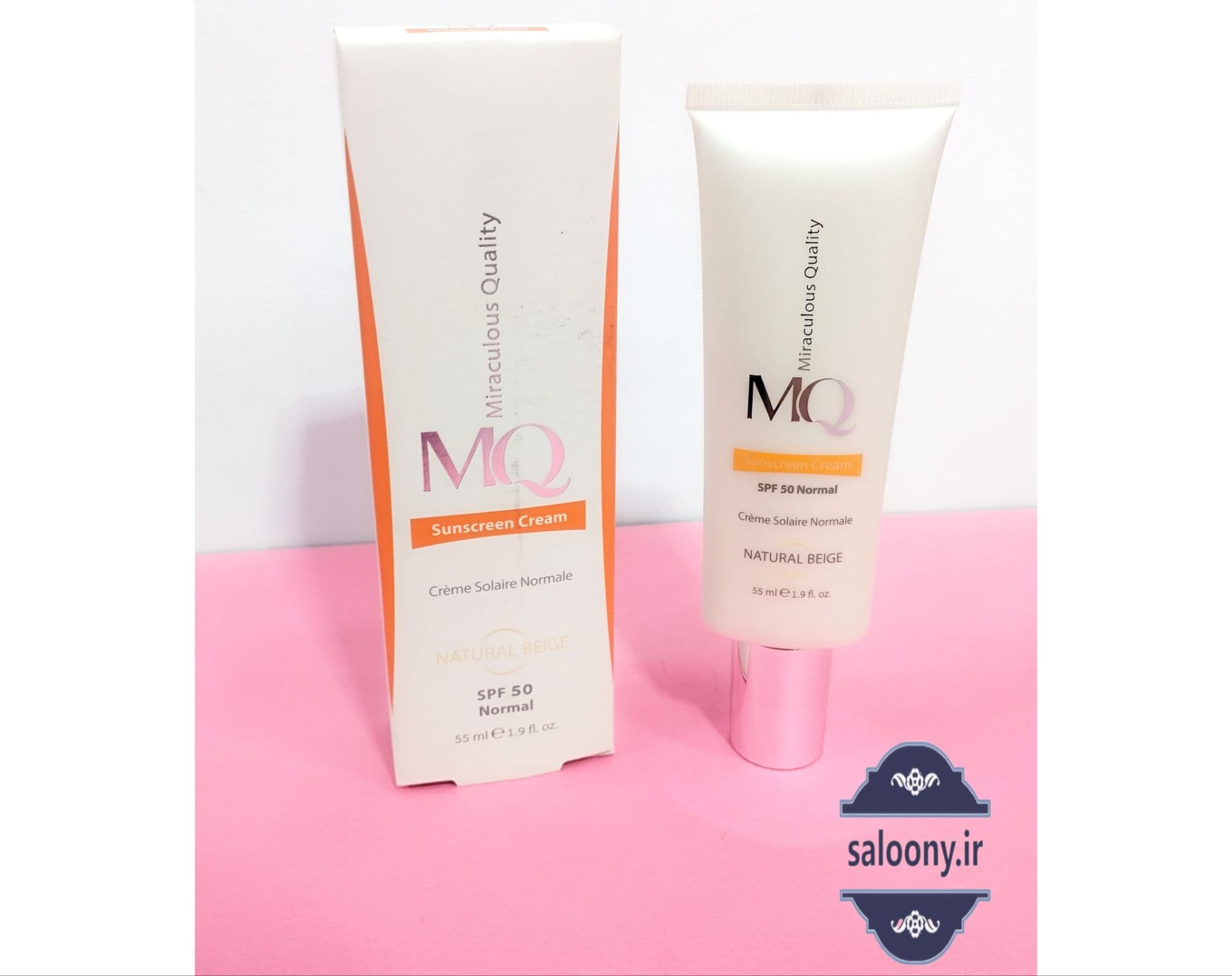 کرم ضدآفتاب MQ مناسب برای پوست نرمال رنگ نچرال بژ – NATURAL BEIGE
