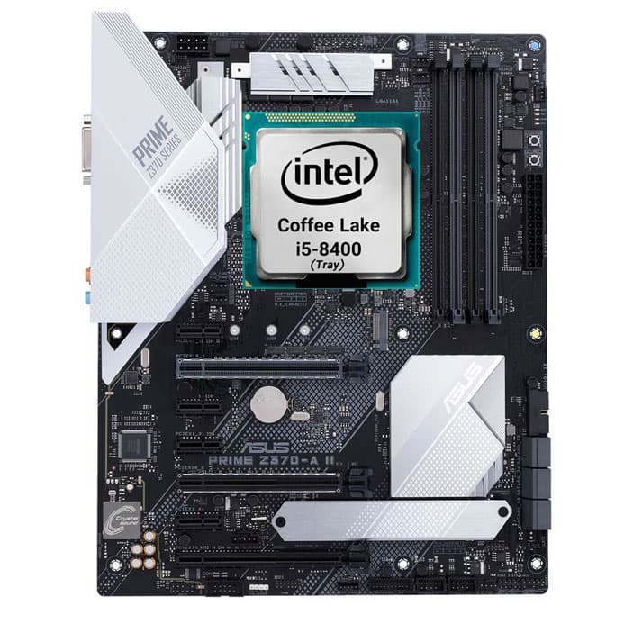 باندل کارکرده Asus Z370-A II DDR4+CPU i5 8400 — تصویر ۵