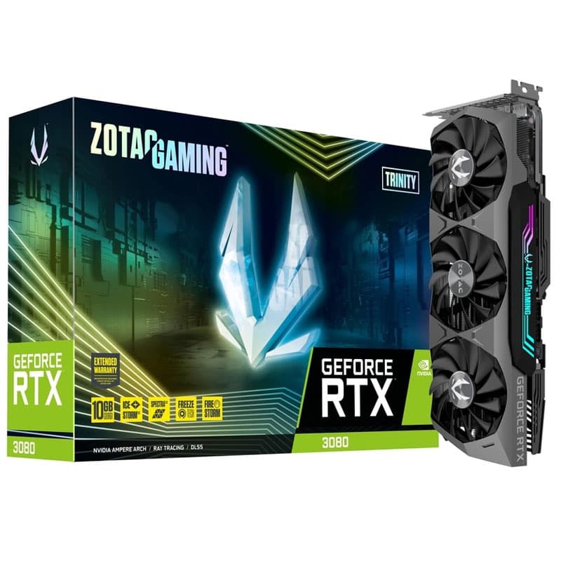 کارت گرافیک کارکرده ZOTAC GAMING GeForce RTX 3080 Trinity 10GB