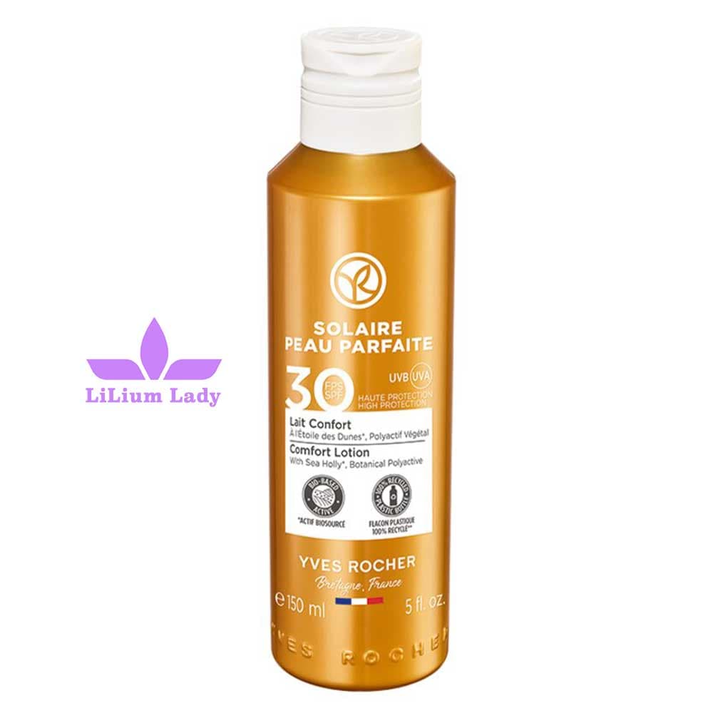 شیر بدن ضد آفتاب ایوروشه با spf 30