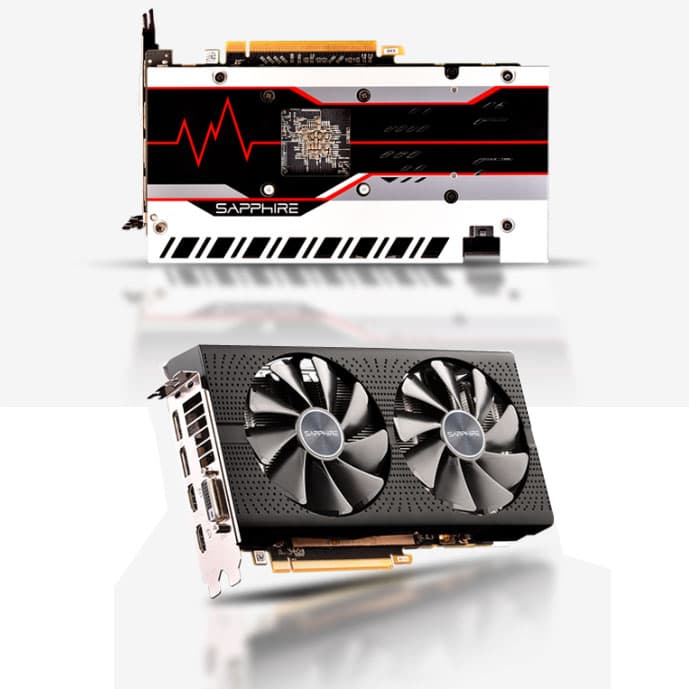 کارت گرافیک کارکرده sapphire RX580 8GB Pulse