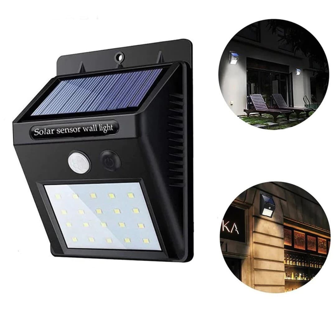 چراغ خورشیدی سنسوردار دیواری مدل Solar Light