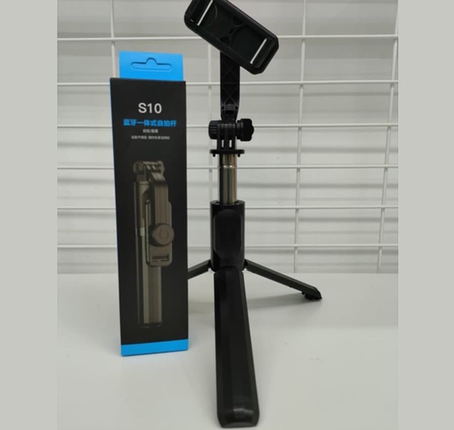 مونوپاد و سه پایه ریموت دار موبایل مدل S10 — تصویر ۱۱