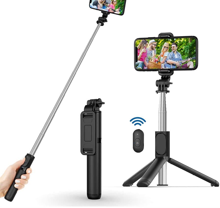 مونوپاد و سه پایه ریموت دار موبایل مدل S10 — تصویر ۴