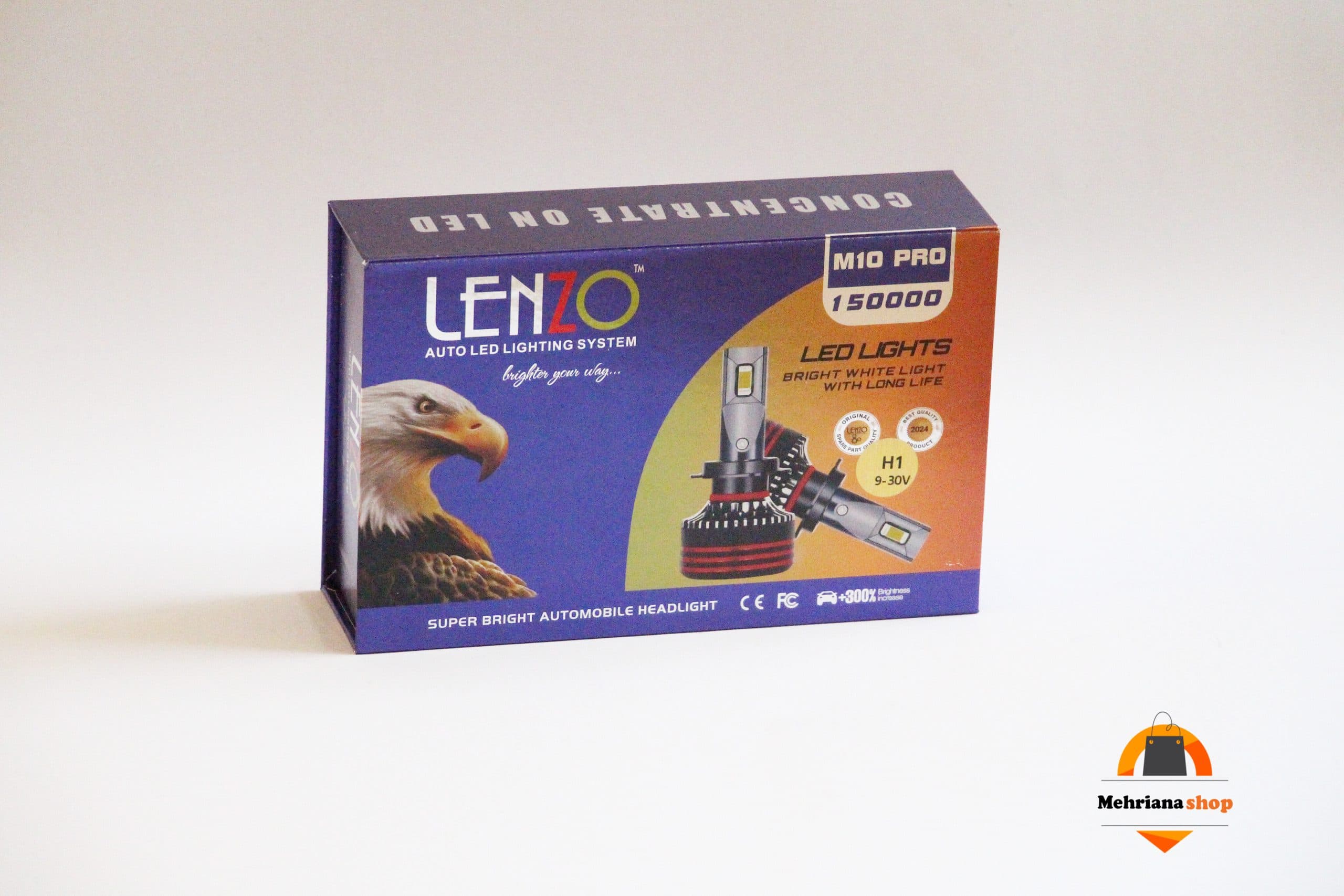 لامپ هدلایت خودرو برند لنزو مدل m10 pro — تصویر ۸
