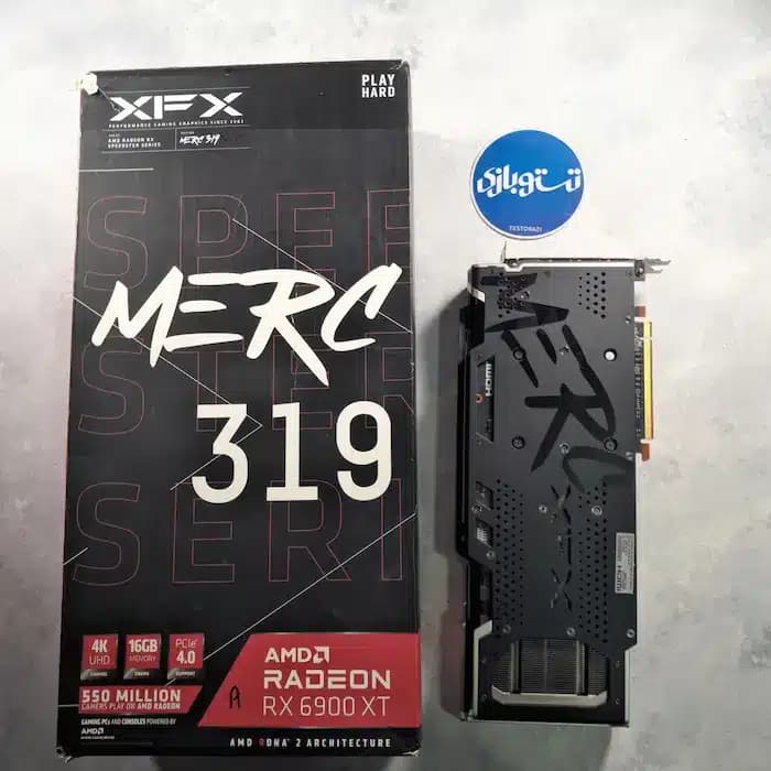 کارت گرافیک کارکرده XFX RX 6900XT 16GB Merc — تصویر ۶
