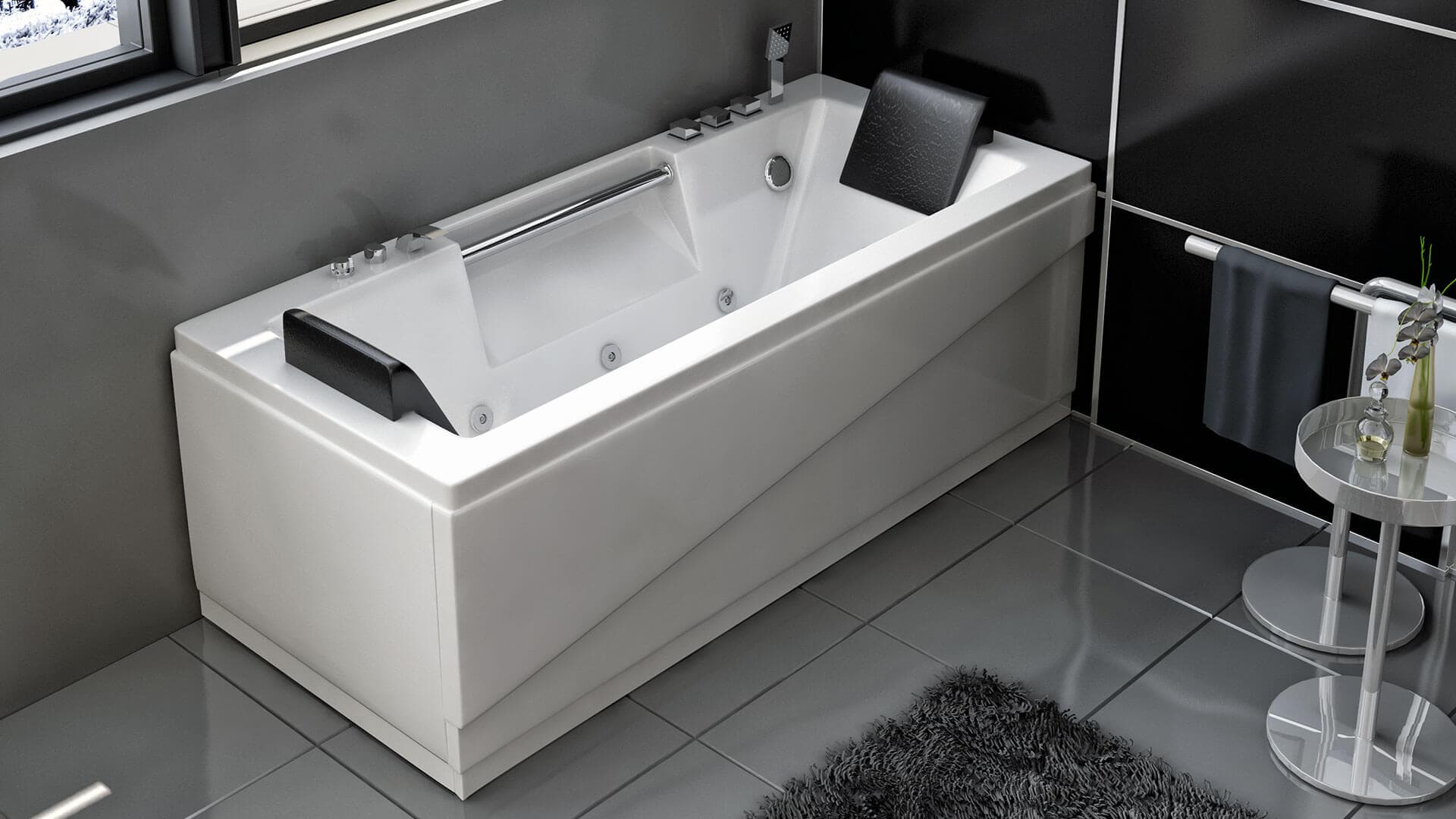 وان و جکوزی badab باداب مدل BA-306 سایز 180*80*62