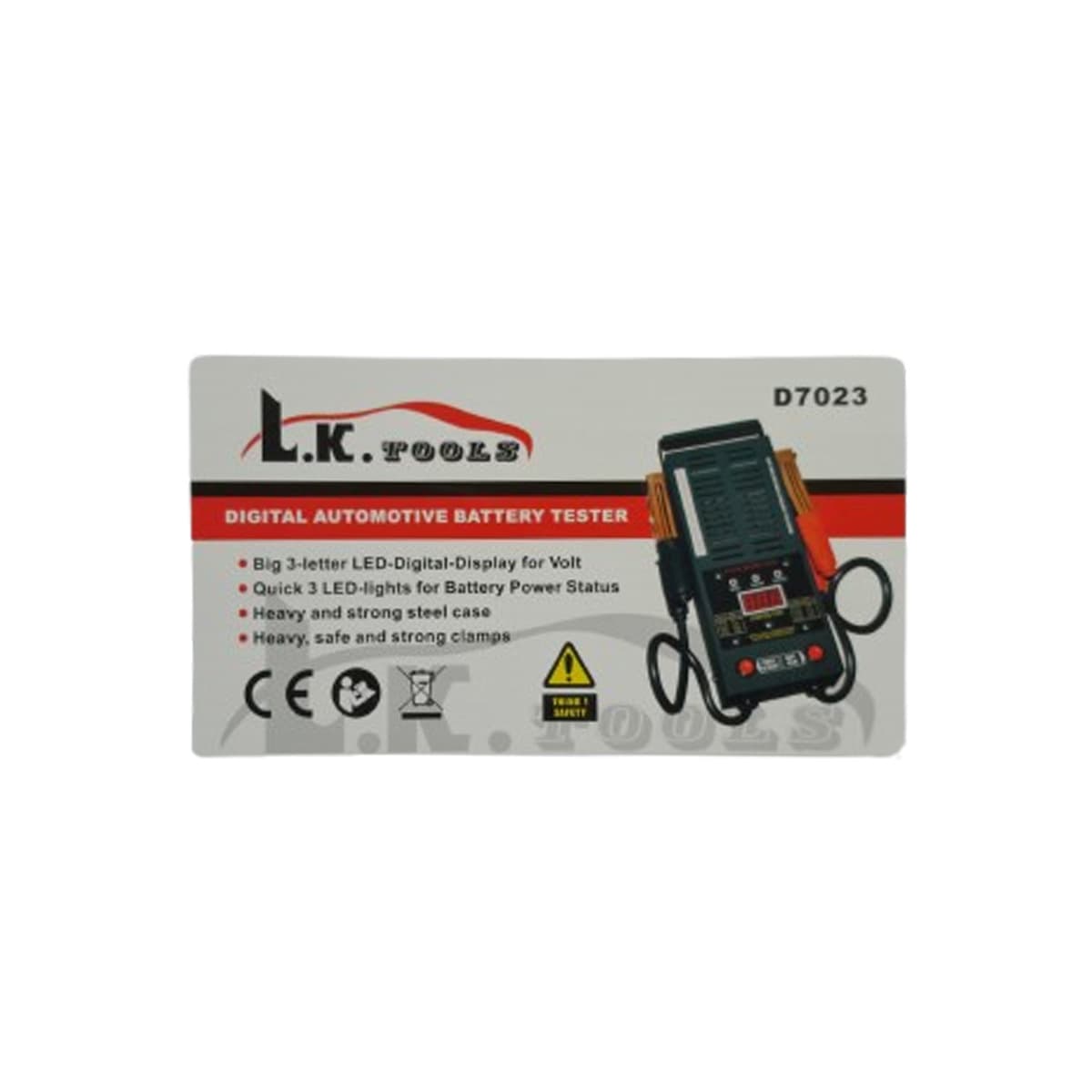 تستر دیجیتالی باطری LK کد D7023 — تصویر ۳