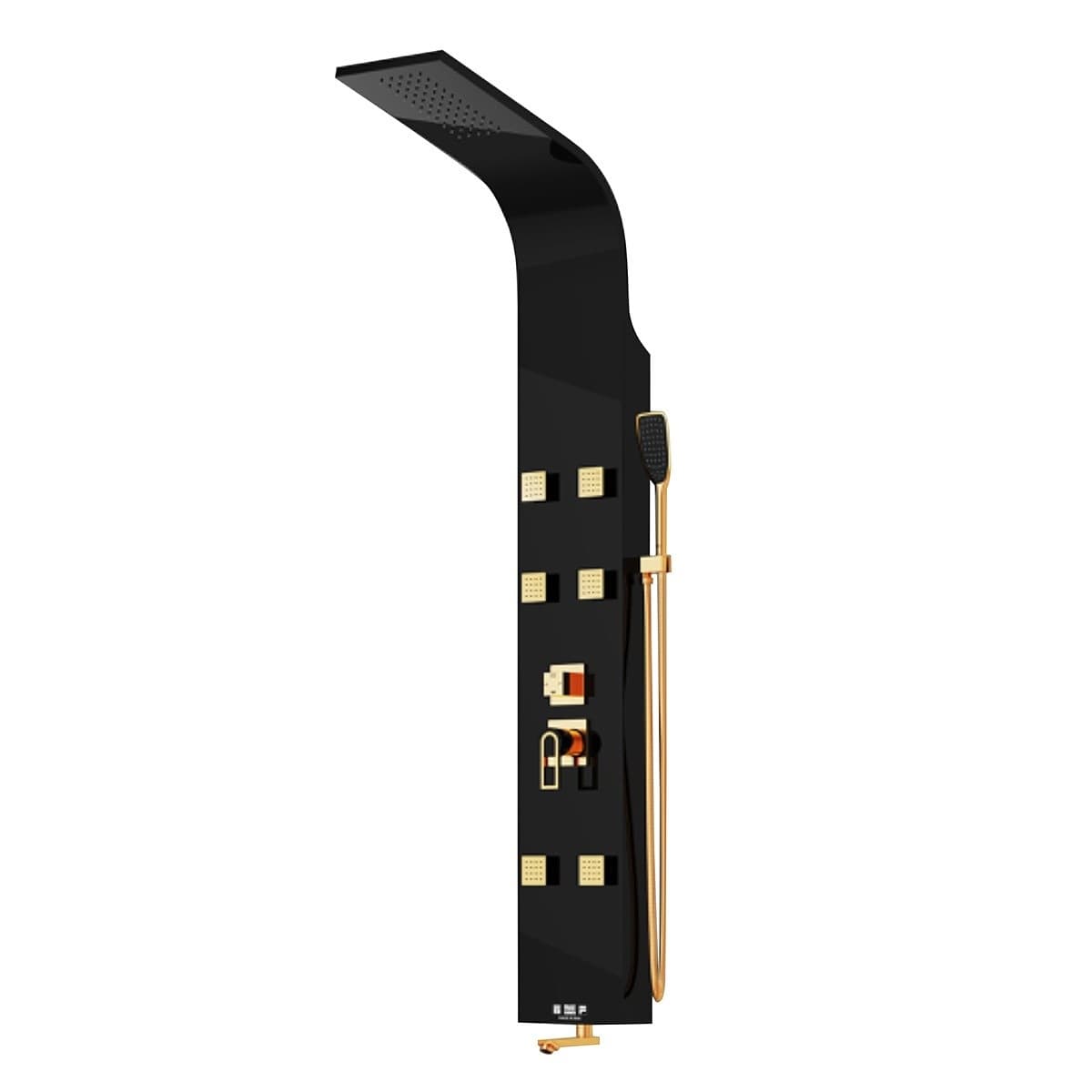 پانل دوش فریز شاور مدل R460 مشکی طلایی