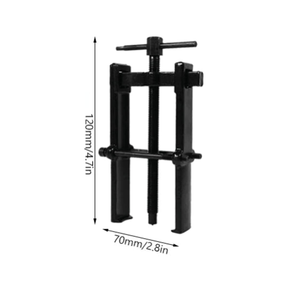 بلبرینگ کش و پولی کش ناخنی دو شاخ 80 میلیمتر LK کد J1231 — تصویر ۲