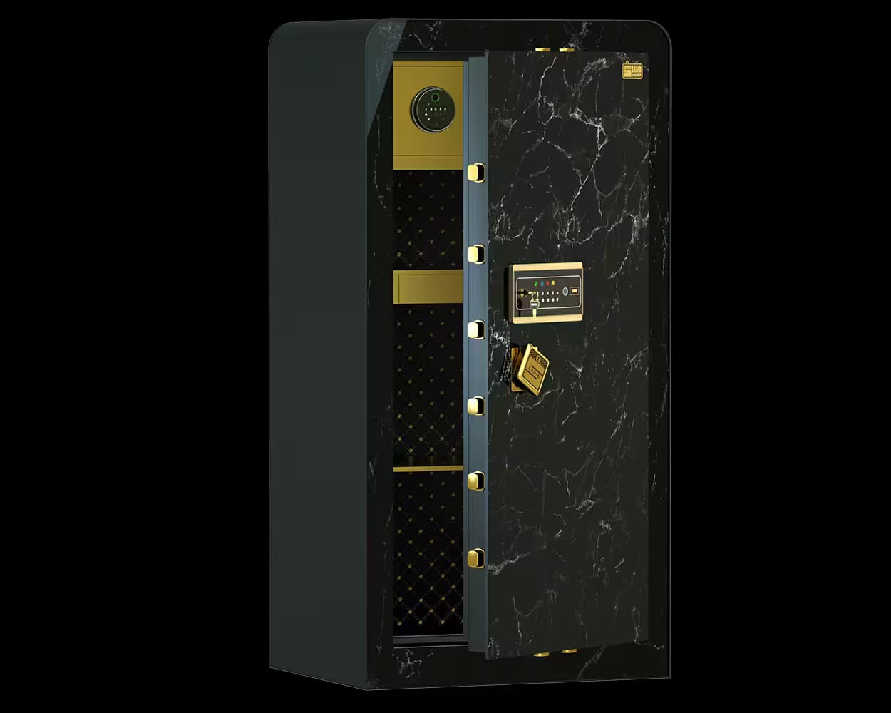 گاوصندوق بزرگ نسوز ضدسرقت لاکچری و اثرانگشتی مدل 1200 LF Elite