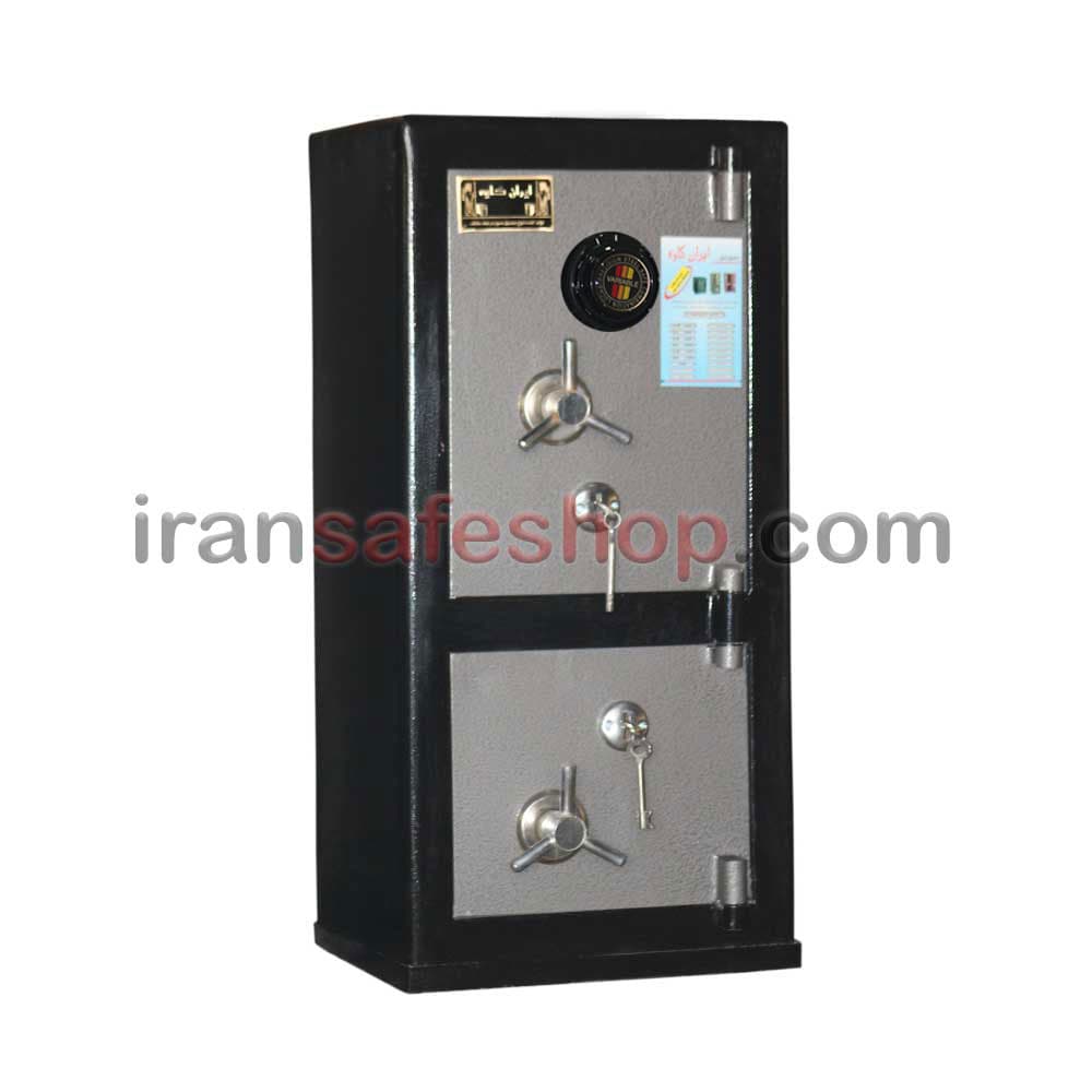 گاوصندوق ایران کاوه مدل kn850 DKRدو طبقه رمز مکانیکی
