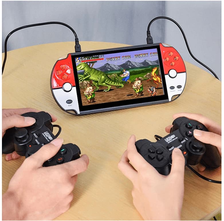 کنسول بازی X40 Retro با طراحی Poke Ball Style و 6000+ بازی کلاسیک — تصویر ۸